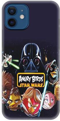 NDCOM Back Cover for Apple iPhone 12 Animated Birds Star Wars Printed