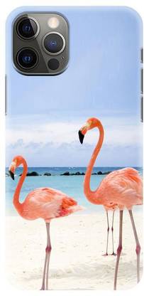 NDCOM Back Cover for Apple iPhone 12 Pro Flamingo Bird Printed