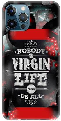 NDCOM Back Cover for Apple iPhone 12 Pro Max Virgin Life Printed