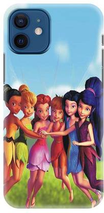 NDCOM Back Cover for Apple iPhone 12 Tinkerbell Girls Printed