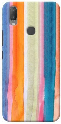 NDCOM Back Cover for VIVO Y30 Painting Texture Abstract Printed