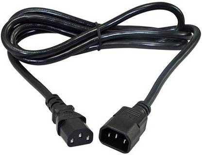techut Power Cord 1.5 m IEC C13 to C14 Male to Female Power Extension