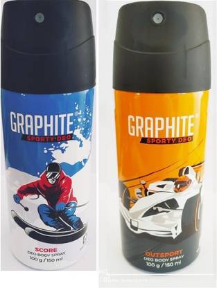 GRAPHITE SCORE AND OUTSPORT 2021 NEW DEO PACK OF 2 Body Spray  -  For Men & Women