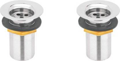 Hercai Stainless Steel Waste Coupling For Wash Basin 4 Inch set of 2 Health  Faucet