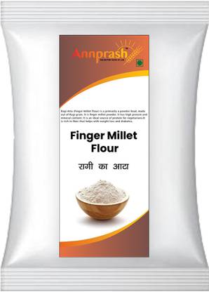 Annprash Premium Quality Finger Millet Flour/ Ragi Atta - 5KG Pack
