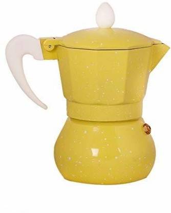 3d क्रिएशन्स 6 Cups Aluminium Polished South Indian Filter Degree Coffee Machine (300ML) 6 Cups कॉफी मेकर