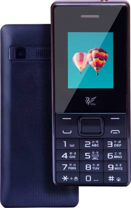 IAIR Basic Feature Dual Sim Mobile Phone with 1000mAh Battery, 1.77 inch Display Screen, 0.8 mp Camera (FPD5Plus) (Blue)