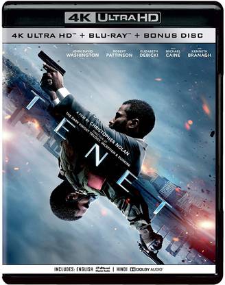 Tenet (4K UHD + Blu-ray + Bonus) (3-Disc)