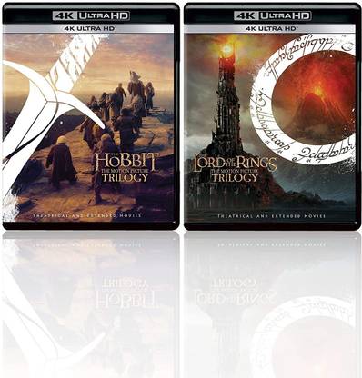 The Hobbit & The Lord of the Rings: Motion Picture Trilogy (Extended & Theatrical) (4K UHD) (15-Disc)