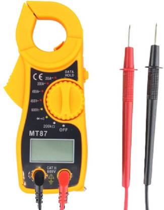 Divinext Digital Clamp Meter Electronic Clip on Tong Tester AC Current AC/DC Voltage Tester Digital Multimeter