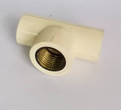 Hardware Brass CPVC Tee 1'' x 3/4'' ( 4 PCS) 3-Way Tee Pipe Joint