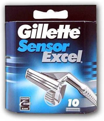 Gillette Sensor Excel Blade 10 Cartridge( pack of 1)