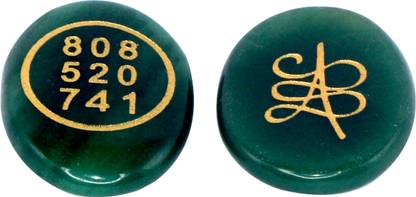 Brahmatells Green Aventurine Tumble Decorative Showpiece  -  5 cm