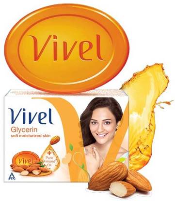 Vivel GLYCERIN SOFT MOISTURIZED SKIN SOAP 75GX5PCS