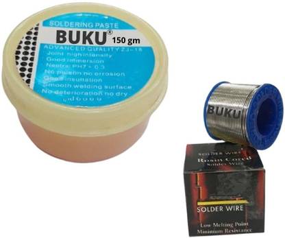 BUKU 150gm Soldering Flux Paste + 50gm Soldering Wire 0 W Simple