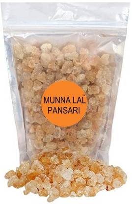 MUNNA LAL Babul Gond - Kikar Gond - Indian Gum Arabic - Acacia arabica Willd 250g Dried Gum