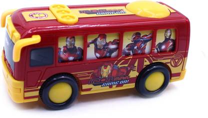 neoinsta shopping Very Beautiful Small Size Iron Man Push Bus(Loose but new)