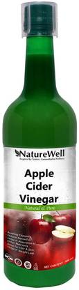 Naturewell Apple Cider Vinegar For Weight Loss With Mother Of Vinegar Vinegar (500ML RE) Round Vinegar