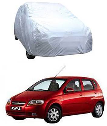 Auto Age Car Cover For Chevrolet Aveo U-VA (Without Mirror Pockets)
