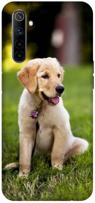 NINNI Back Cover for REALME 6 dog Printed back cover
