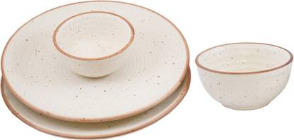 Yourowndcor Pack of 4 Ceramic Dinner Set
