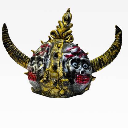 AMACO Yamraj cap, Yamraj helmet upto horror cap & helloween item for decore, ramlila cap Elders Halloween Costume