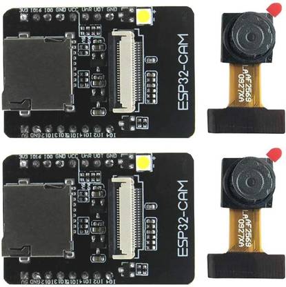 InkOcean 2 Pack ESP32-CAM WiFi Bluetooth Camera Module evelopment Board ESP32 with Camera Module OV2640 Miscellaneous Electronic Hobby Kit