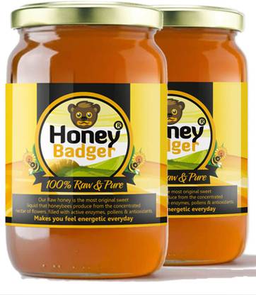 HONEYBADGER Unfiltered, Unprocessed, Unheated, Unpasteurized, |Honey|