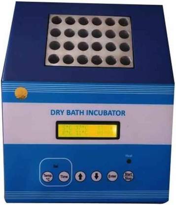 sky technology india Sky 15ml Laboratory Digital Dry Bath Incubator with 24 Test Tube Block Laboratory Incubator