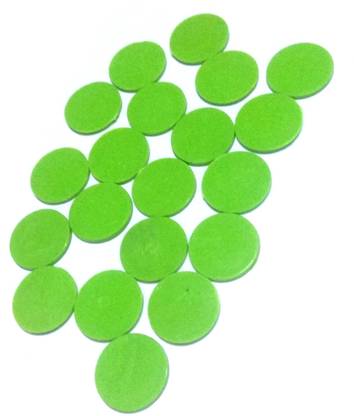 nawani Colors Plastic Plain Token/Coins Pack of 50 Pic Coins