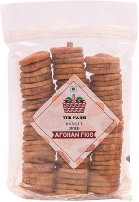 The Farm Basket Premium Afghani Anjeer ( Dried Figs ) (Pack of 200 Grams) Figs