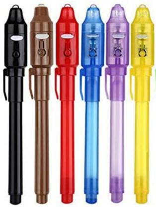 Prezzie Villa Invisible Ink Pen with UV Light Multi-function Pen