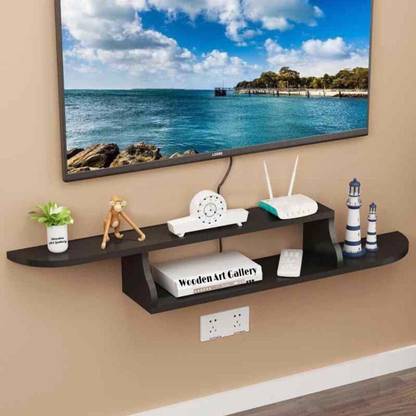 wooden art gallery WOODEN SET TOP BOX STAND MDF (Medium Density Fiber) Wall Shelf