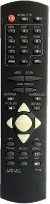 BhalTech VC121 2 in 1 VSR200A VSR200C CRT TV Universal Compatible with  VIDEOCON Remote Controller