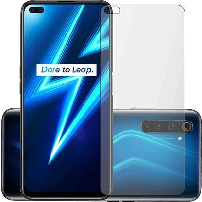 FlipSmartGuard Tempered Glass Guard for Realme 6 Pro Matte Tempered Glass Full Screen Coverage Except Edges (Tempared Glass/Screen Protector)