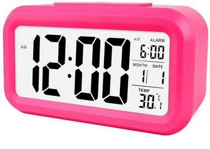JAMBOREE Digital Pink Clock