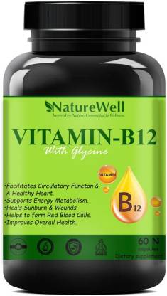 Naturewell Organic Vitamin B12 Organic & Natural (60N Green)