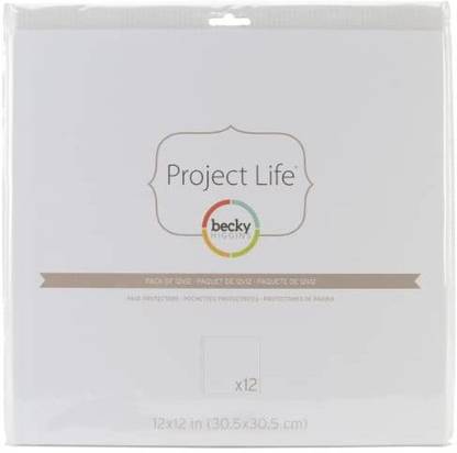 Becky Higgins 380017 Project Life Protector Page Protector-12 X (12 Pieces)