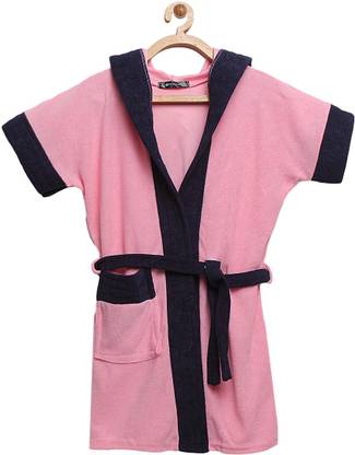 ELEVANTO Pink-Navy XXL Bath Robe