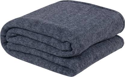VAS COLLECTIONS Self Design Single Woollen Blanket for  Heavy Winter