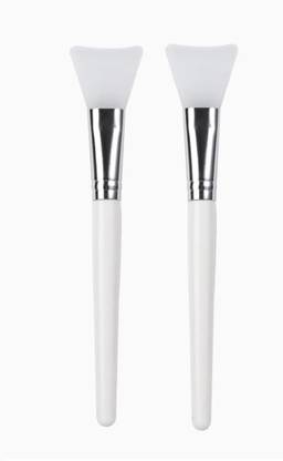 Love Nature Face Pack Brush bleach brush mask brush multipurpose High Quality Brush ( White ) Pack of 2
