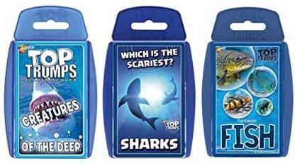 Top Trumps Sea Life Card Game Bundle