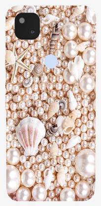 Everything. Back Cover for Google Pixel 4a ( Round Pearl Print )