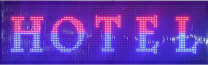 AJE P10 LED SCROLLING DISPLAY 4 FEET BY 1 FEET SANDWICH COLOR (RED/BLUE) LED Display