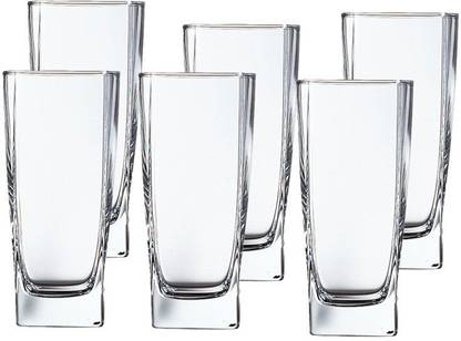 LUMINARC (Pack of 6) Sterling HighBall Glass Set of 6 - 330 ml Glass Set Water/Juice Glass