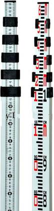 AALA Survey Instruments 6 m 6 fold Quality Leveling Staff with Cover Height Gauge