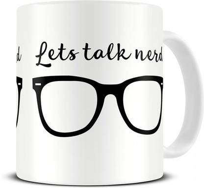 Sky Dot geek gift lets talk nerd mug Ceramic Coffee Mug