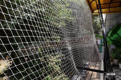 Garware Technical Fibres Pigeon Net UV Stabilised HDPE Netting Solution BIRD NET (11 ft X 17 ft) Cricket Net