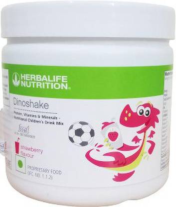 Herbalife Nutrition Dinoshake Kids Drink Mix - Strawberry Flavor Plant-Based Protein