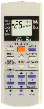 PP PANASONIC AC 29-A PANASONIC AC (E-ion=FUNCTION).Old Remote Must be Exactly Same, Send Old Remote Picture at 9822247789 (WhatsApp) for Verification Remote Controller